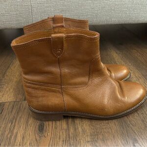 Madewell Otis Leather Pull On Boots